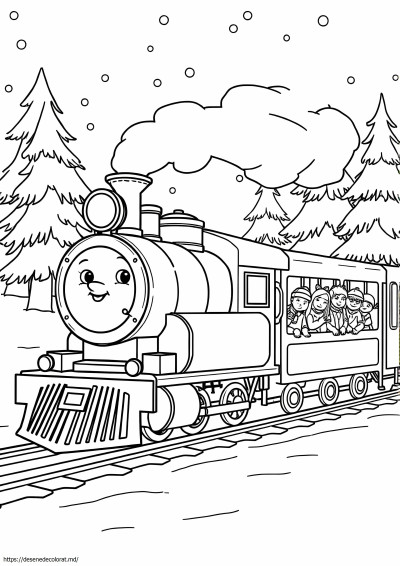 Tren expres polar cu abur