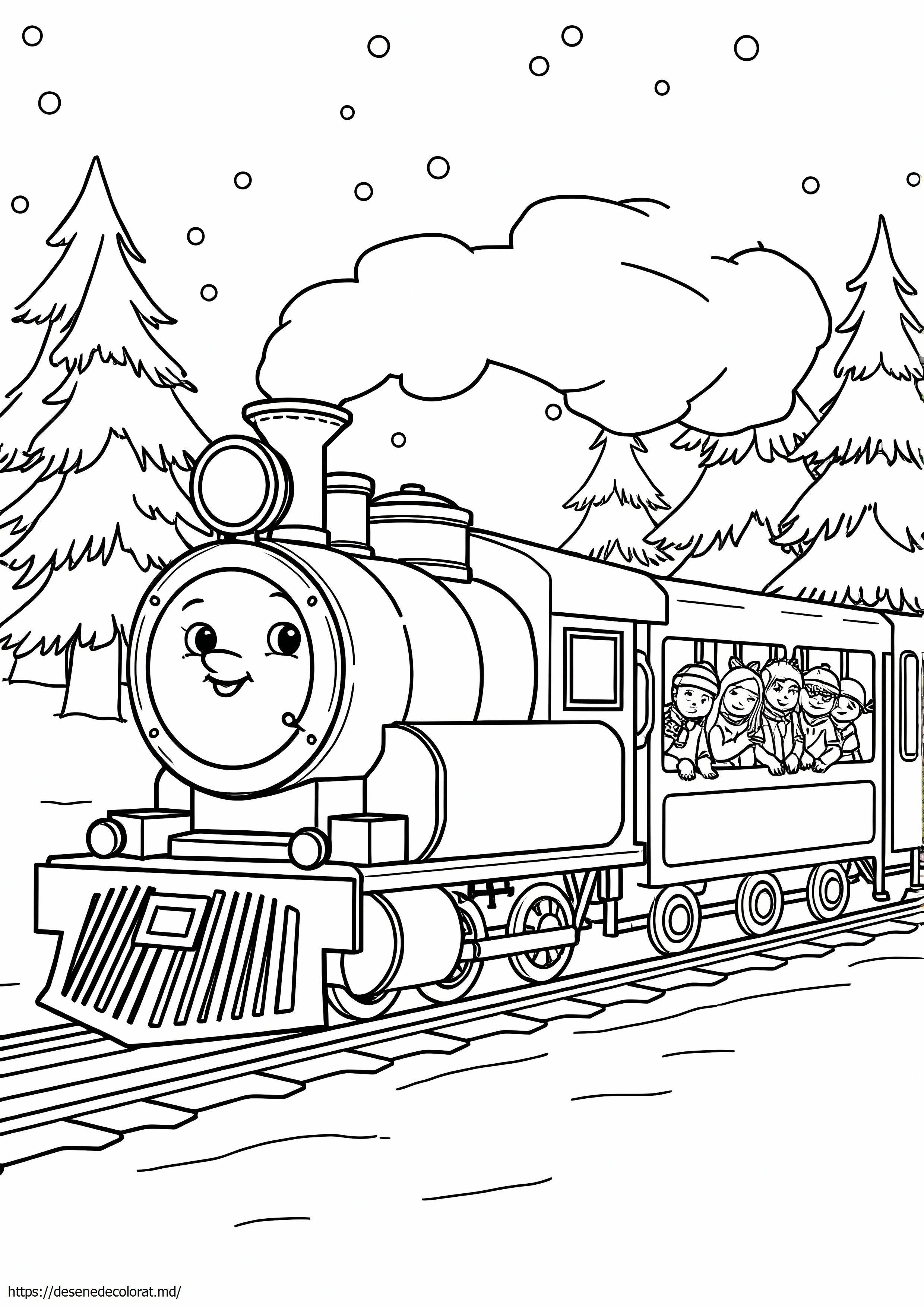 Tren expres polar cu abur