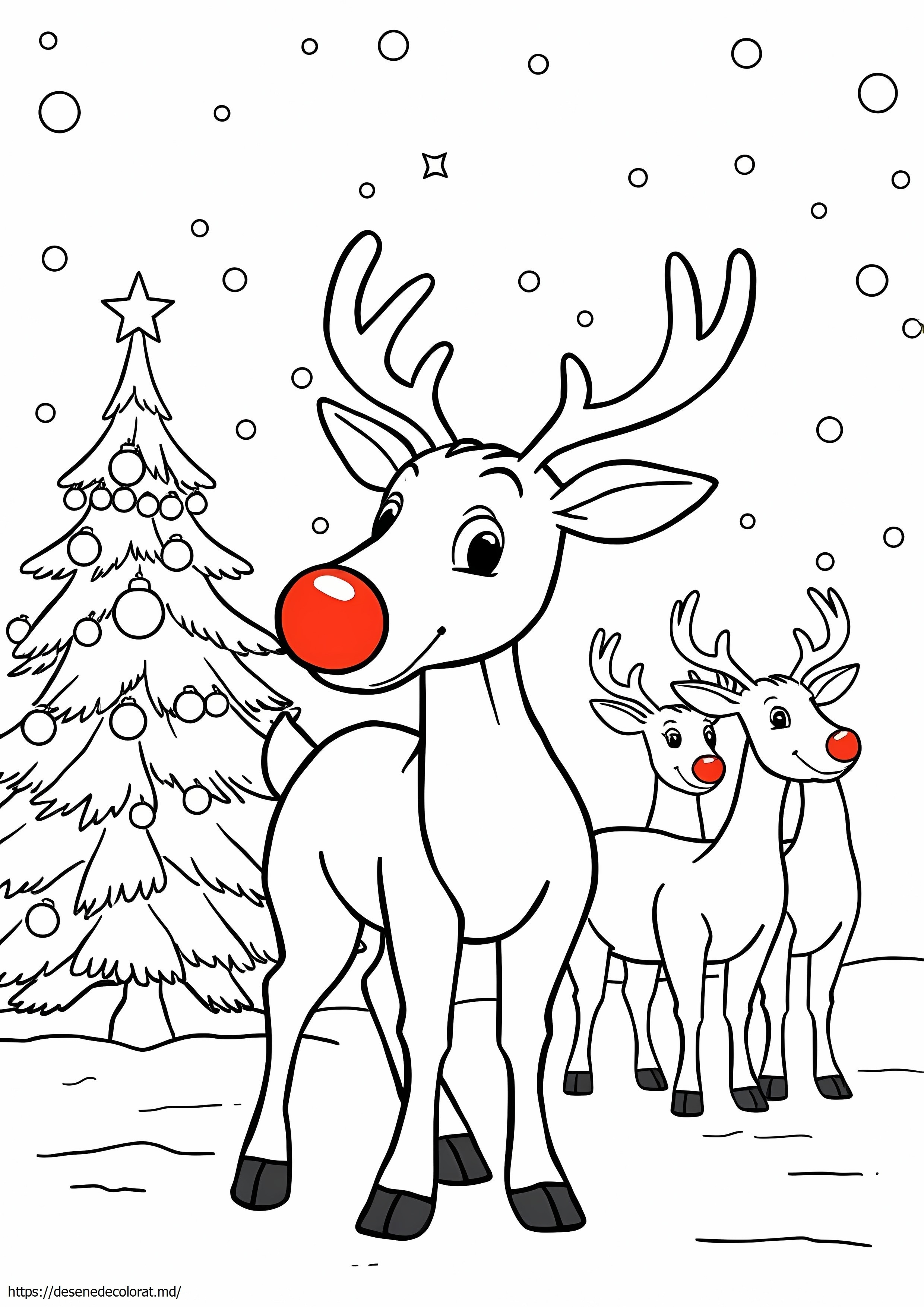 Rudolph cu nasul rosu