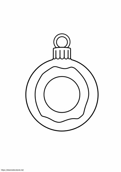 Ornament simplu de Crăciun