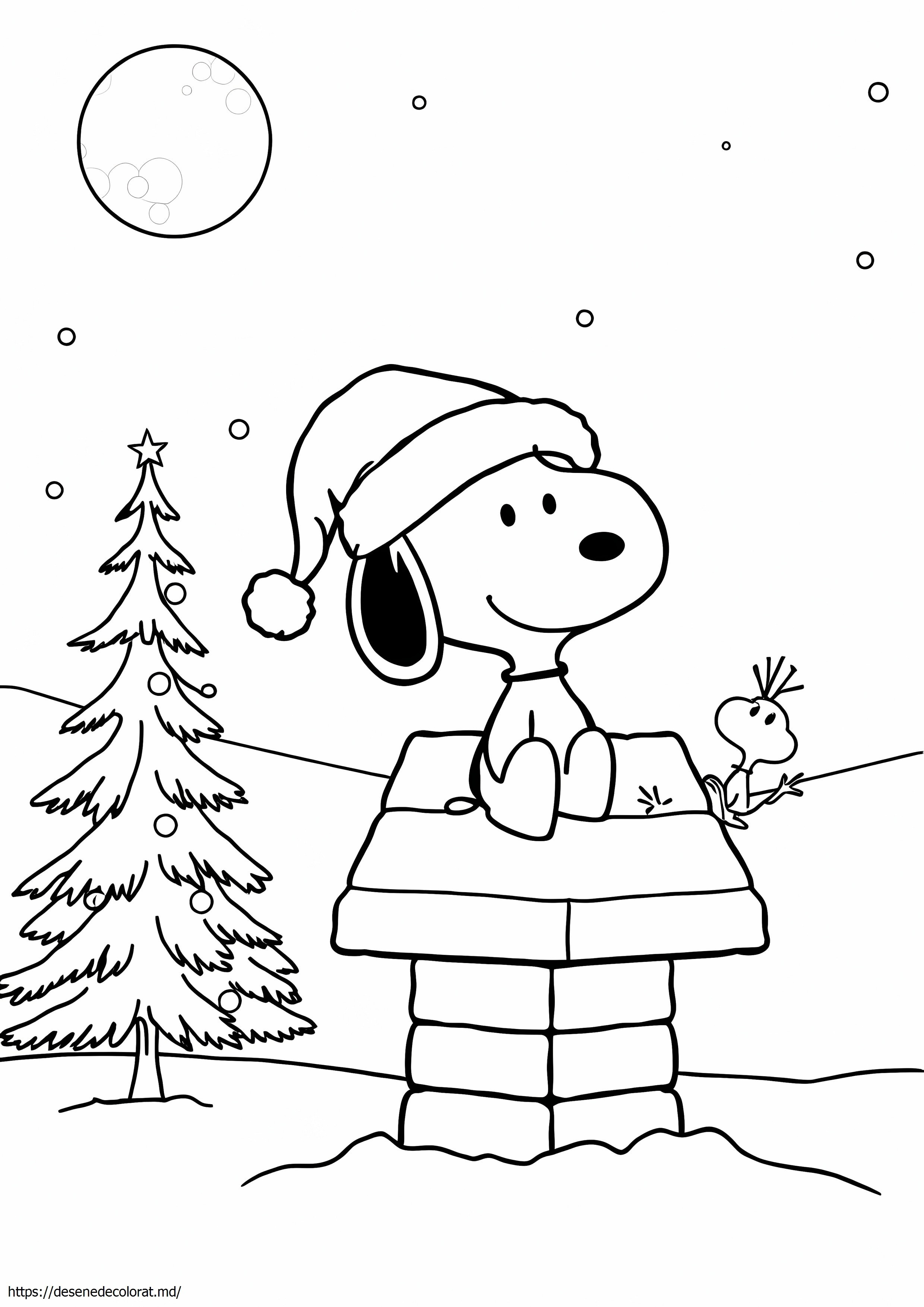 Snoopy și woodstock de Crăciun
