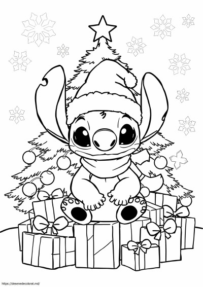 Stitch disney craciun