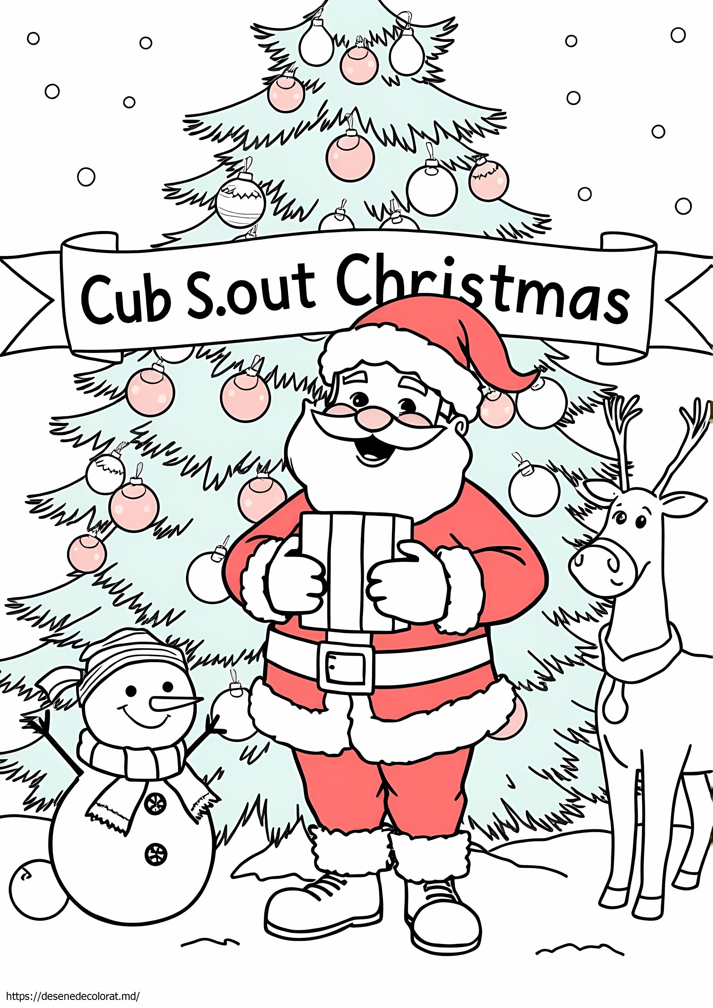 Cub scout de Crăciun