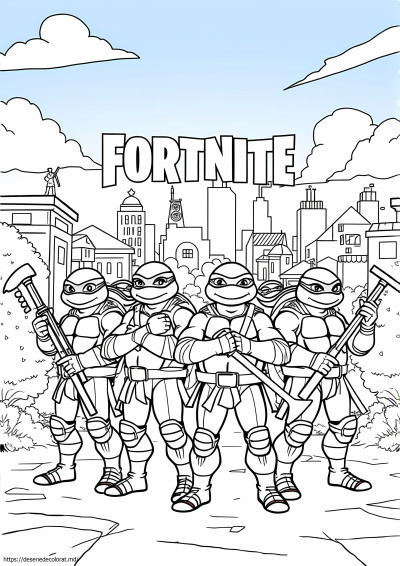 Țestoase ninja fortnite