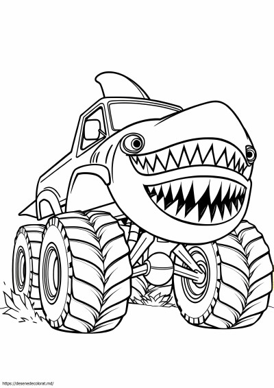 Camion monstru megalodon