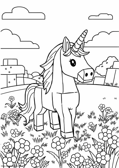 Minecraft unicorn