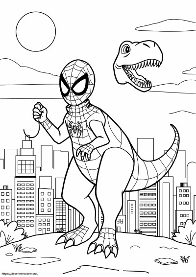 Dinozaur spiderman