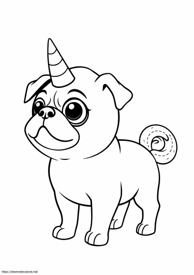 Unicorn pug