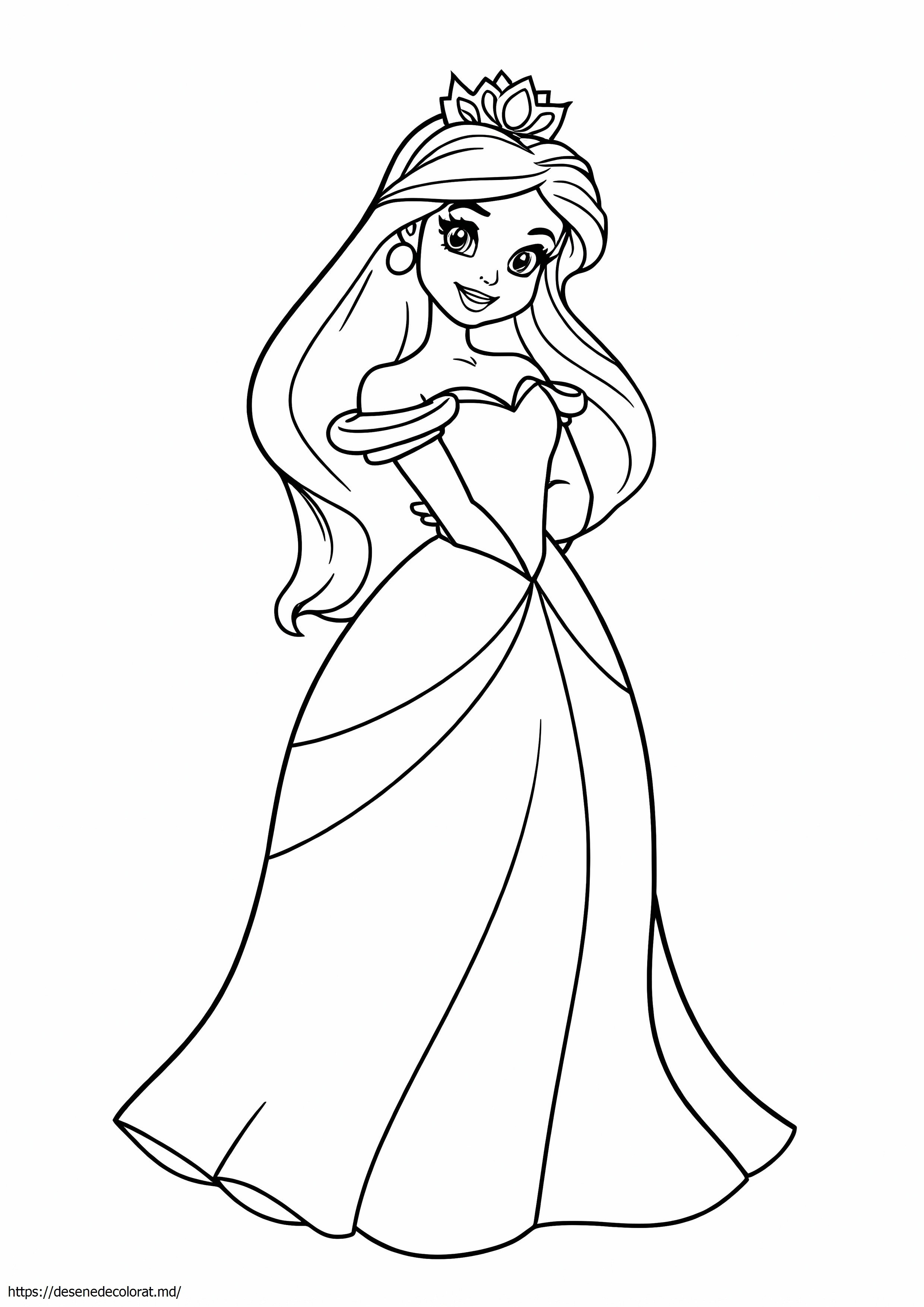 Prințesa disney alb-negru