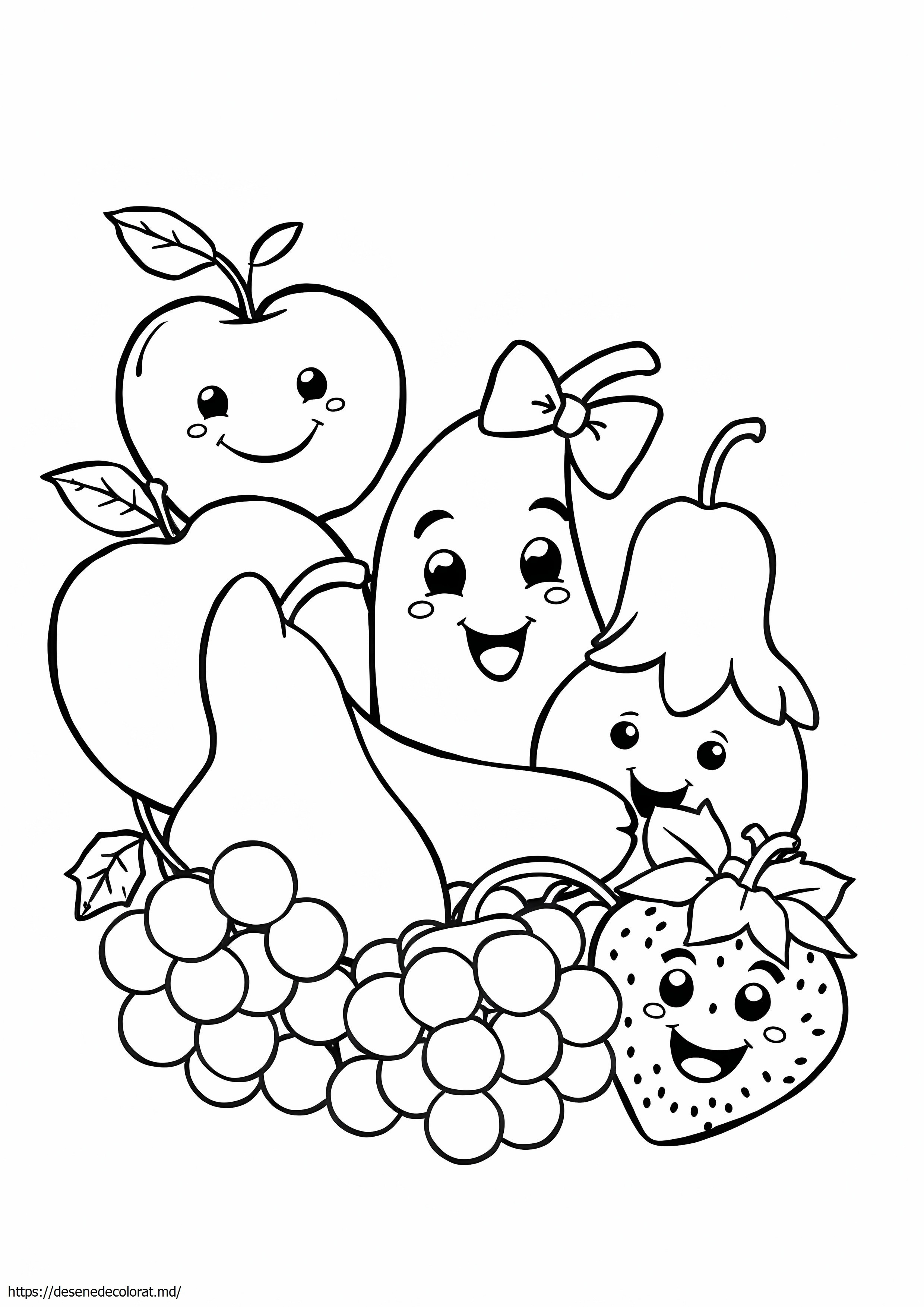Desen animat cu fructe