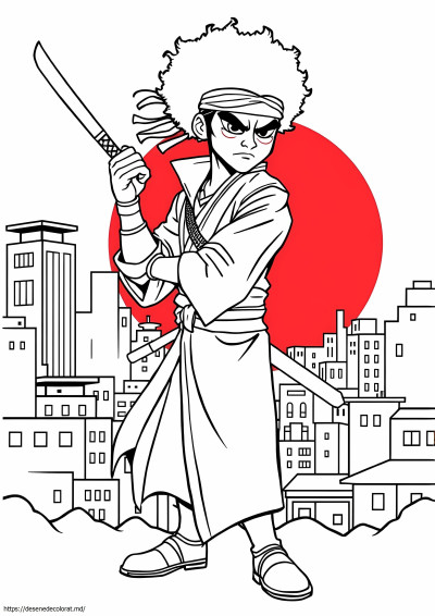 Samurai afro