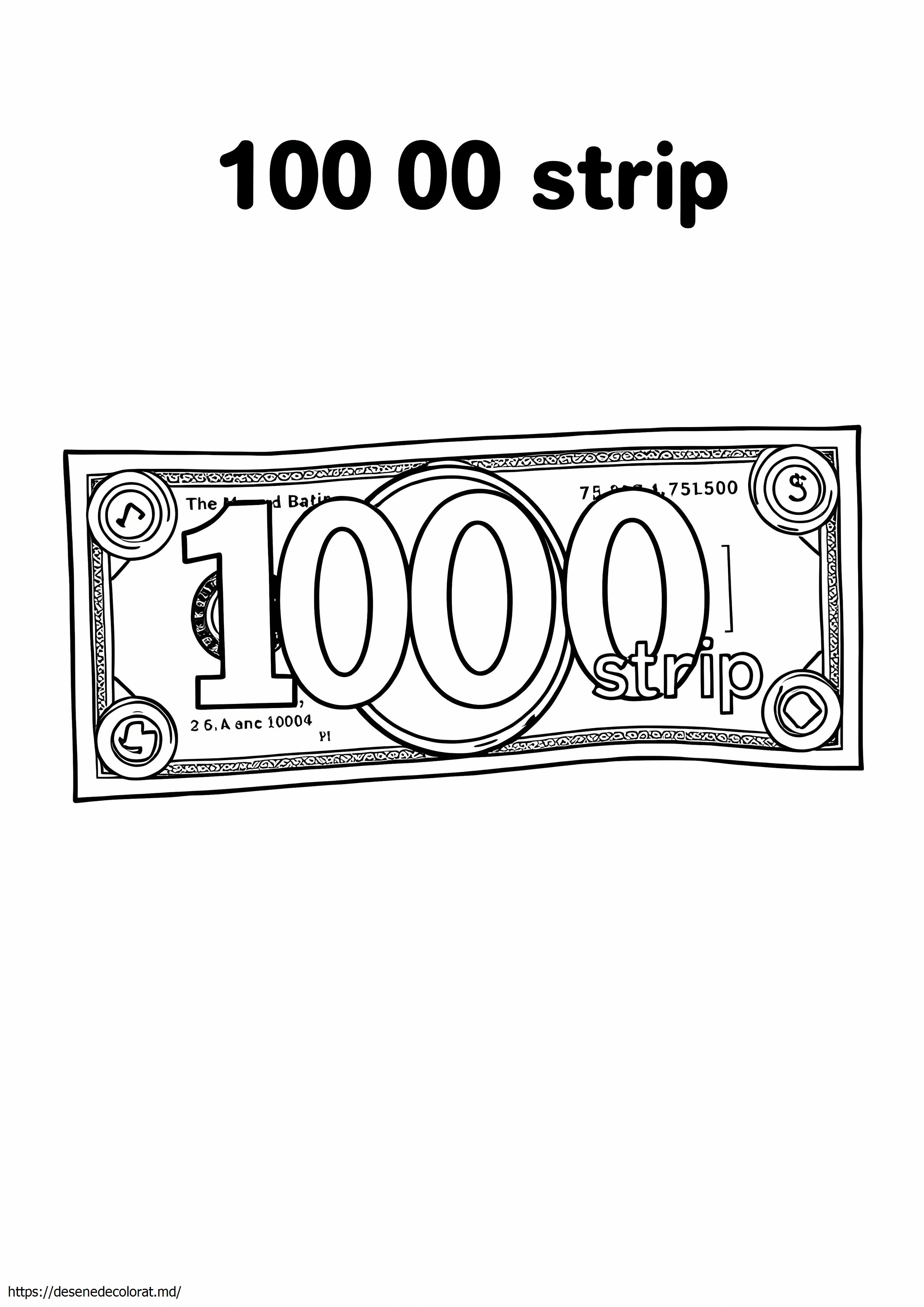 100 00 fâșie