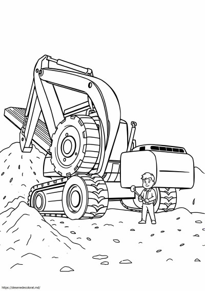 Excavator cu cupe