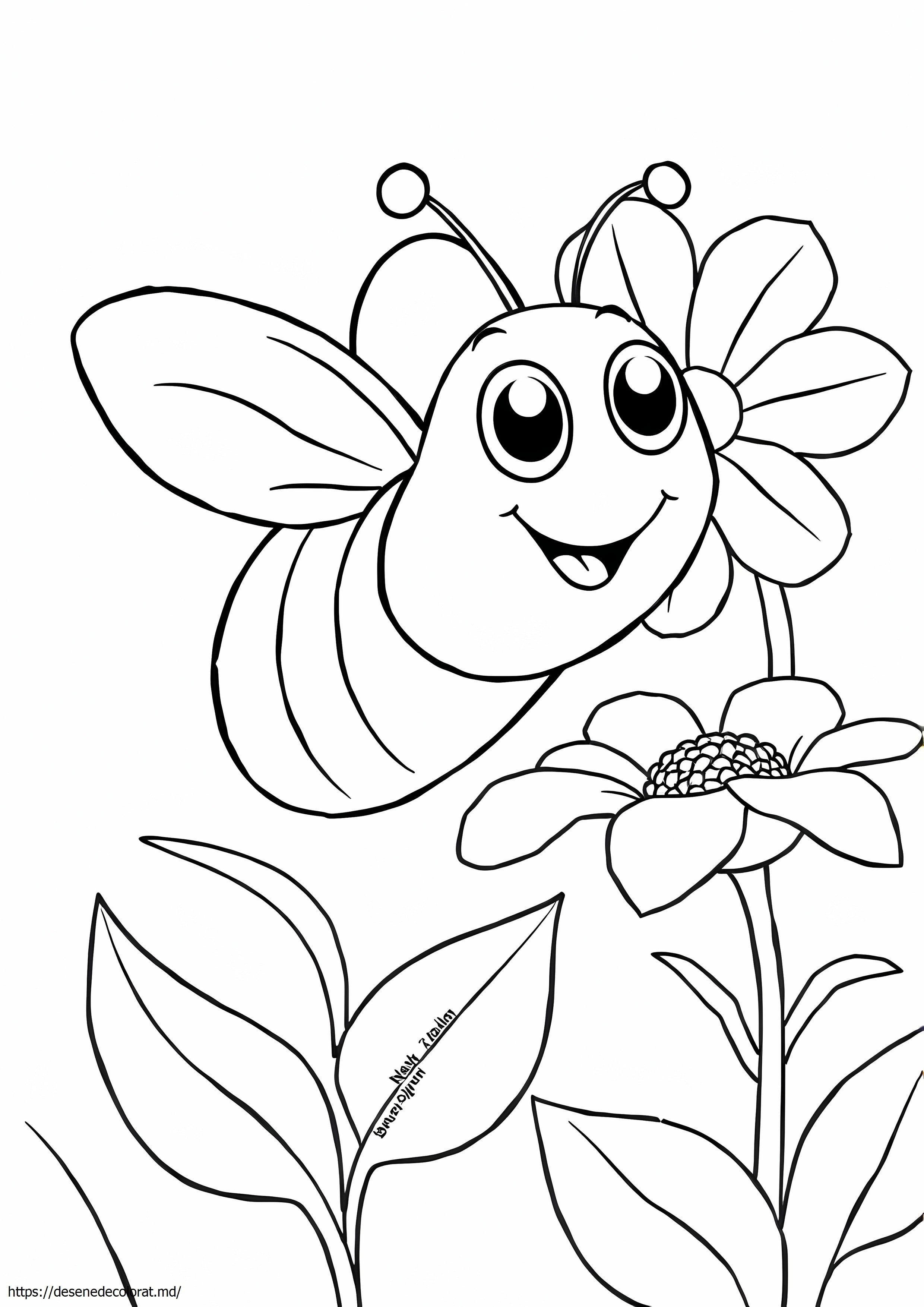 Albină de desene animate