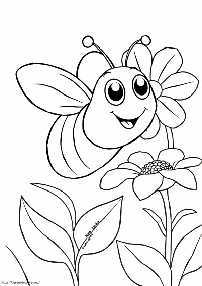 Albină de desene animate