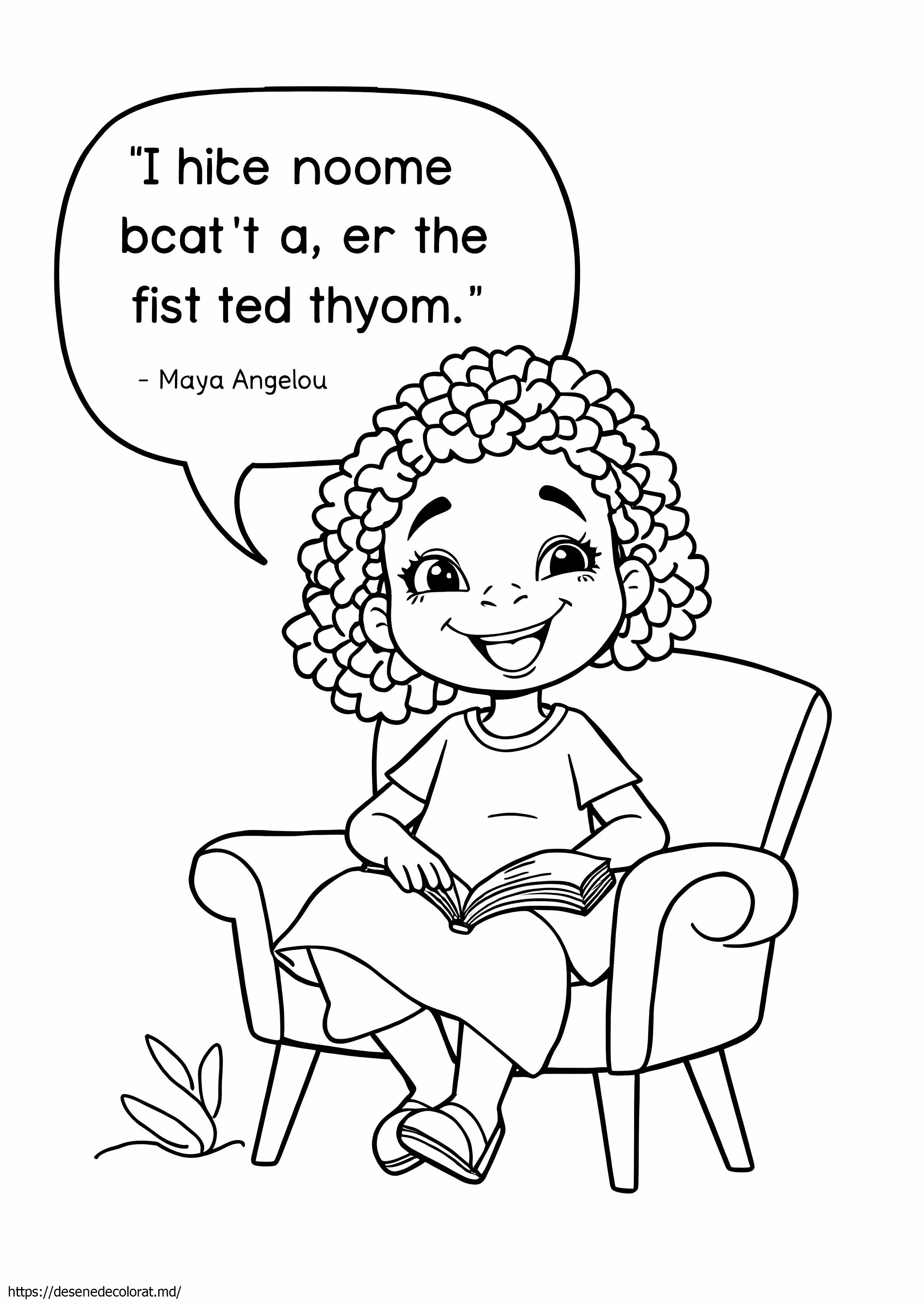 Cita Maya angelou