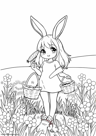 Fata iepurașului anime