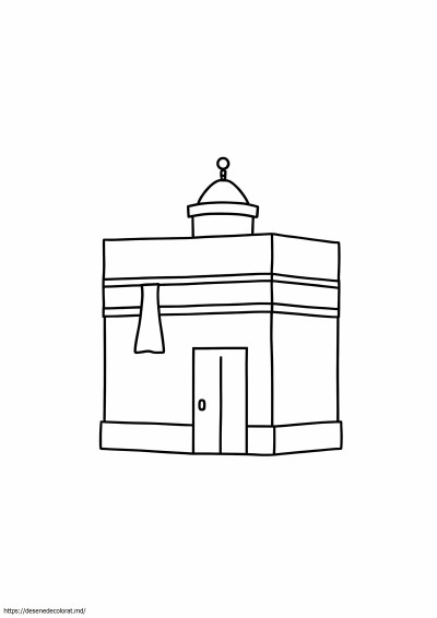 Pagina de colorat kaaba