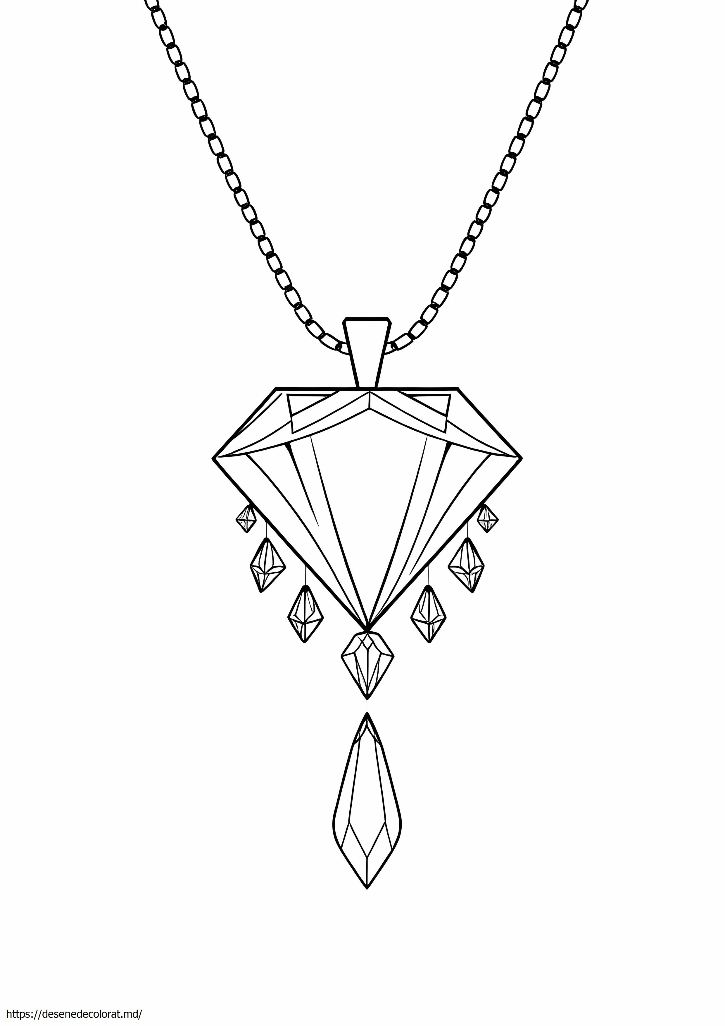Colier cu diamante