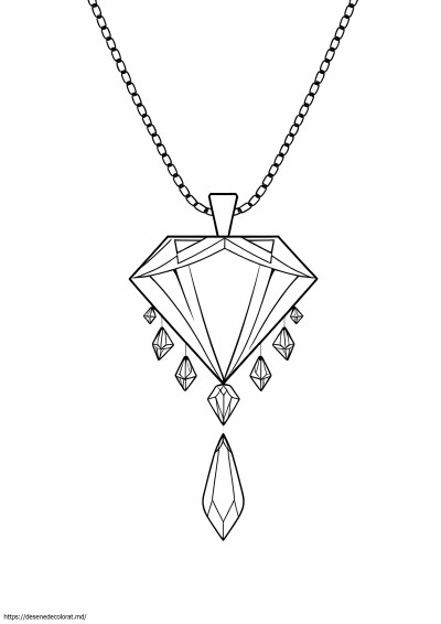 Colier cu diamante