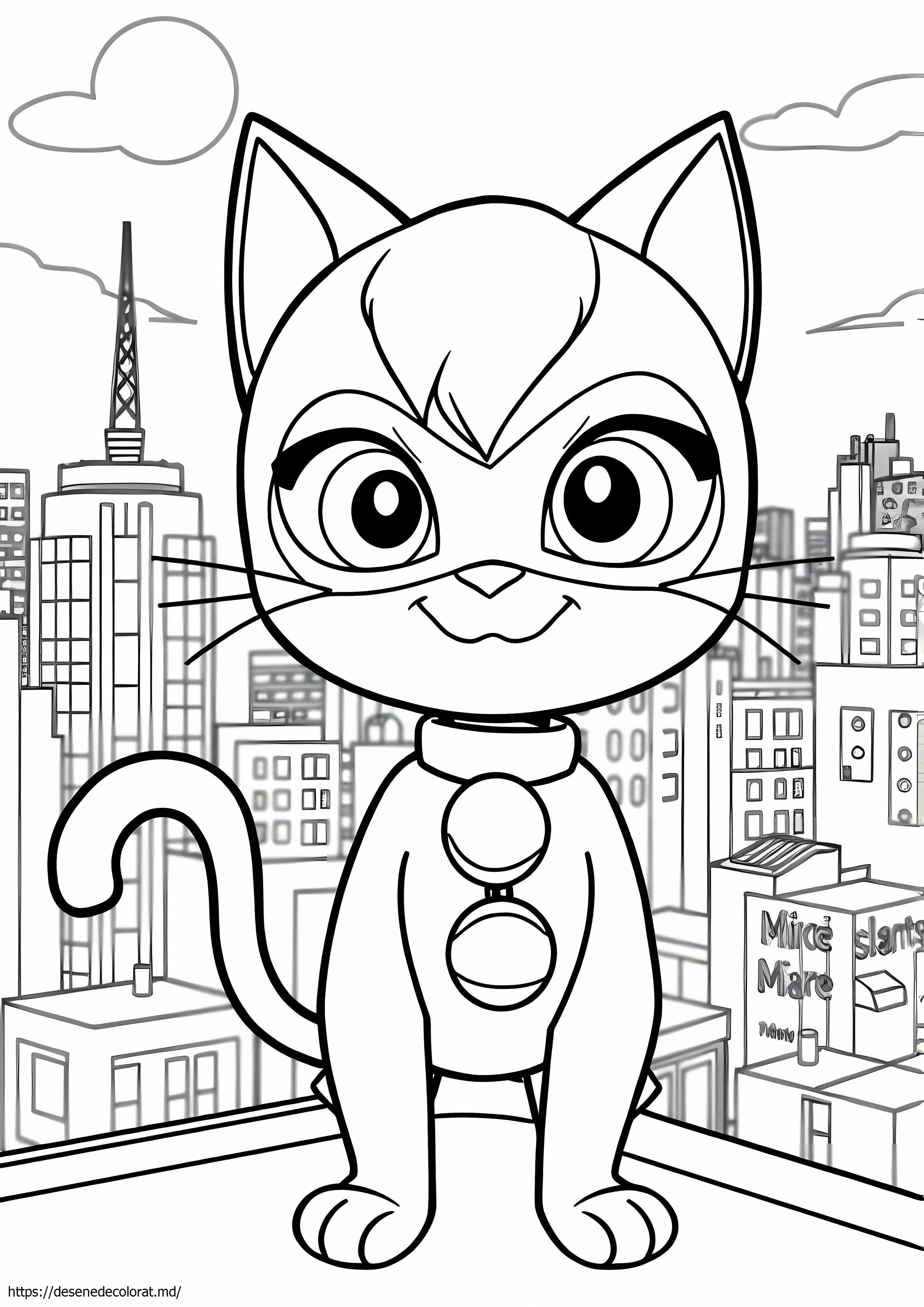 Anime cat noir