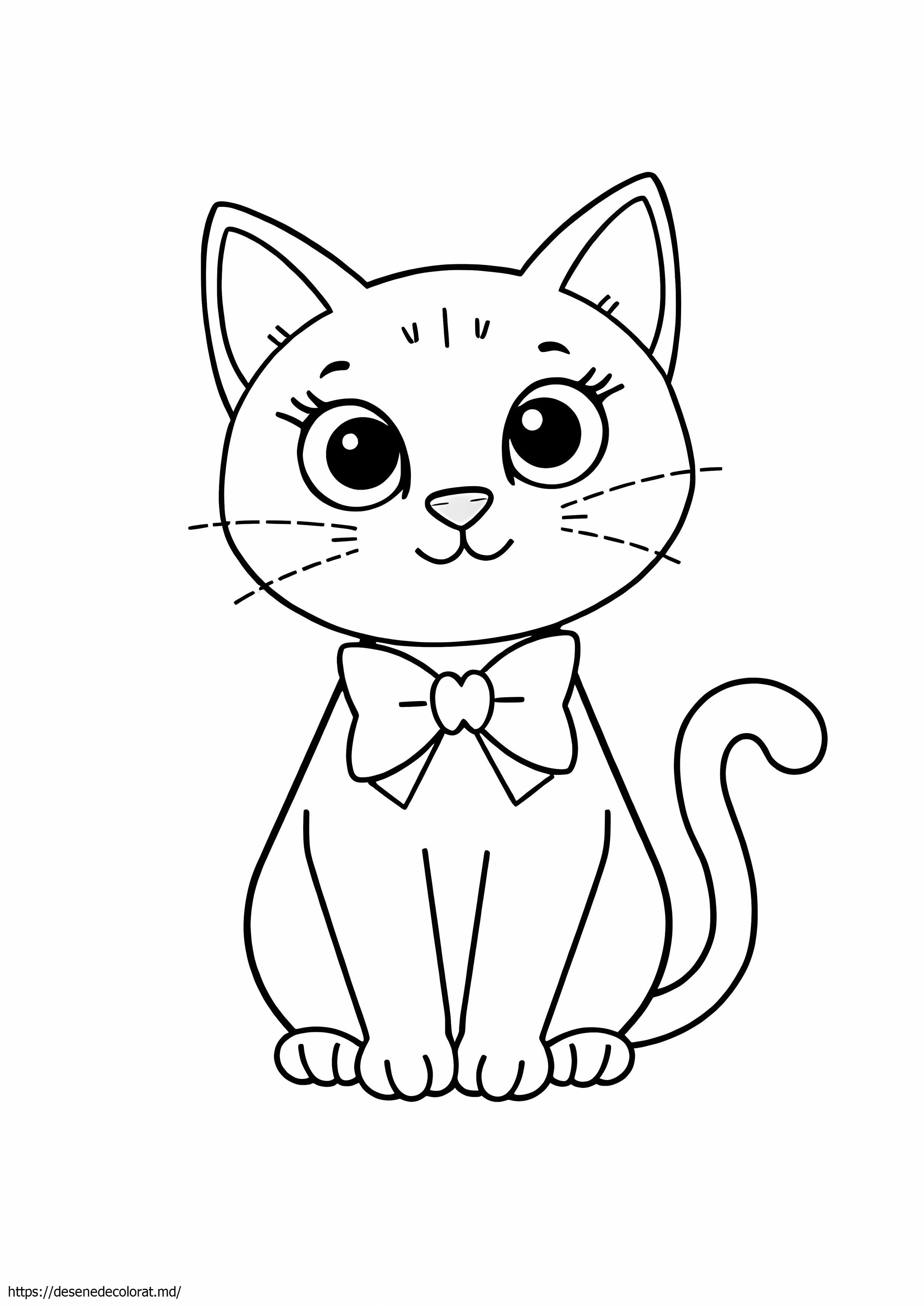 Pisica desen kawaii cat