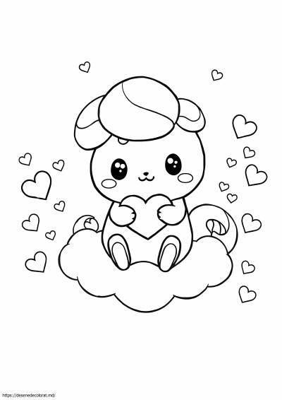 Cinnamoroll drăguț kawaii