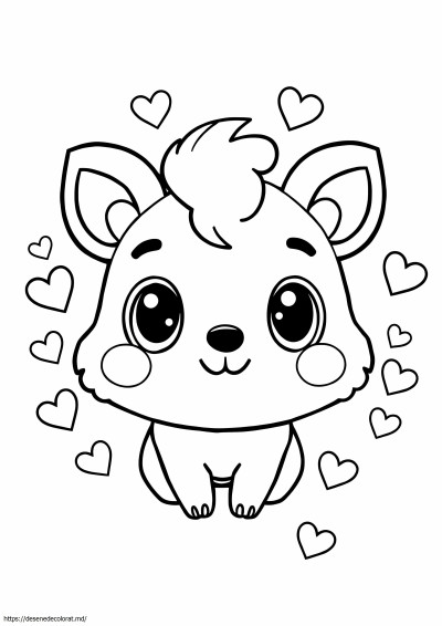 Doodle drăguț kawaii