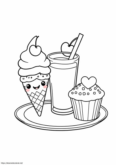 Desert drăguț kawaii