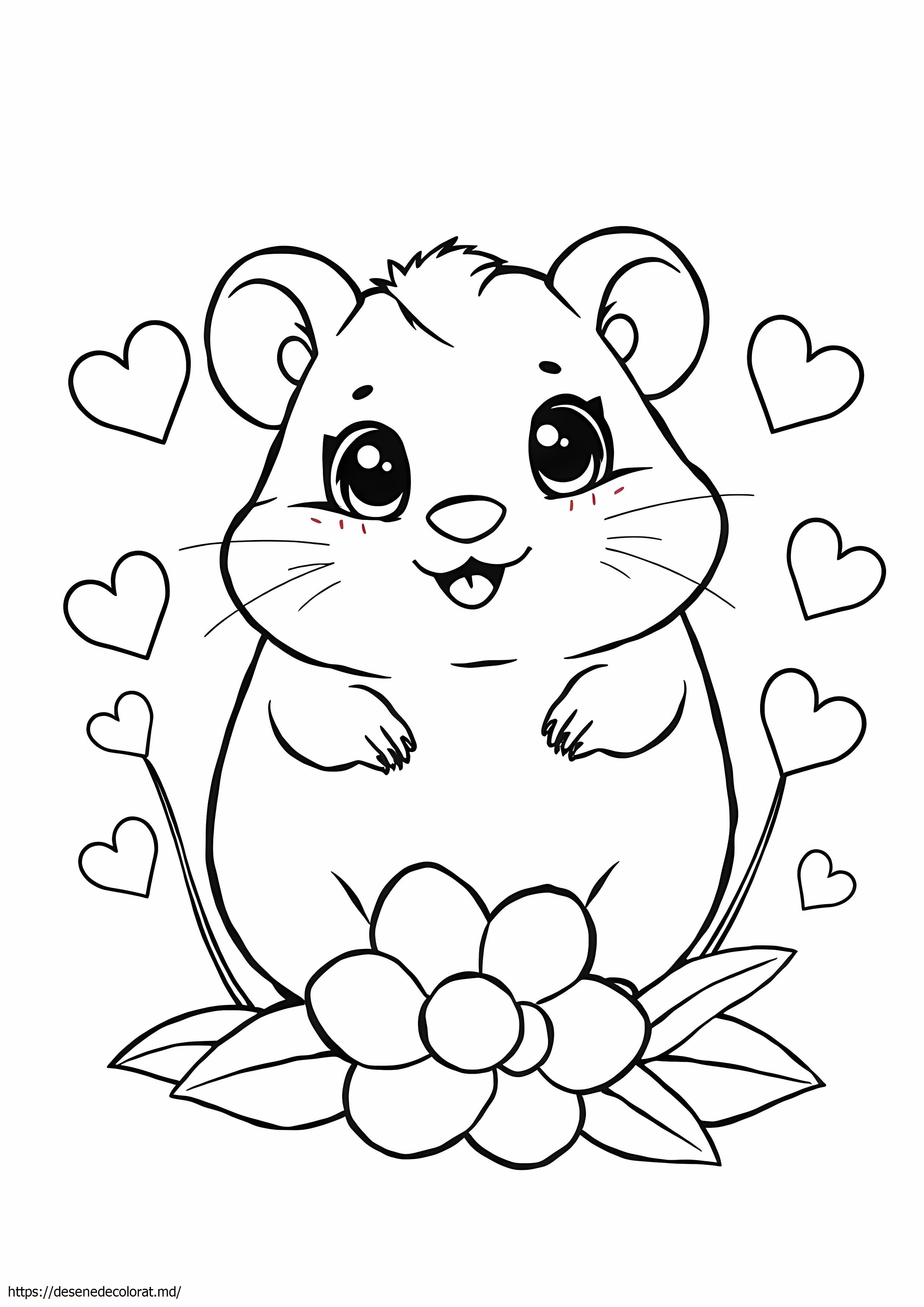 Hamster drăguț kawaii