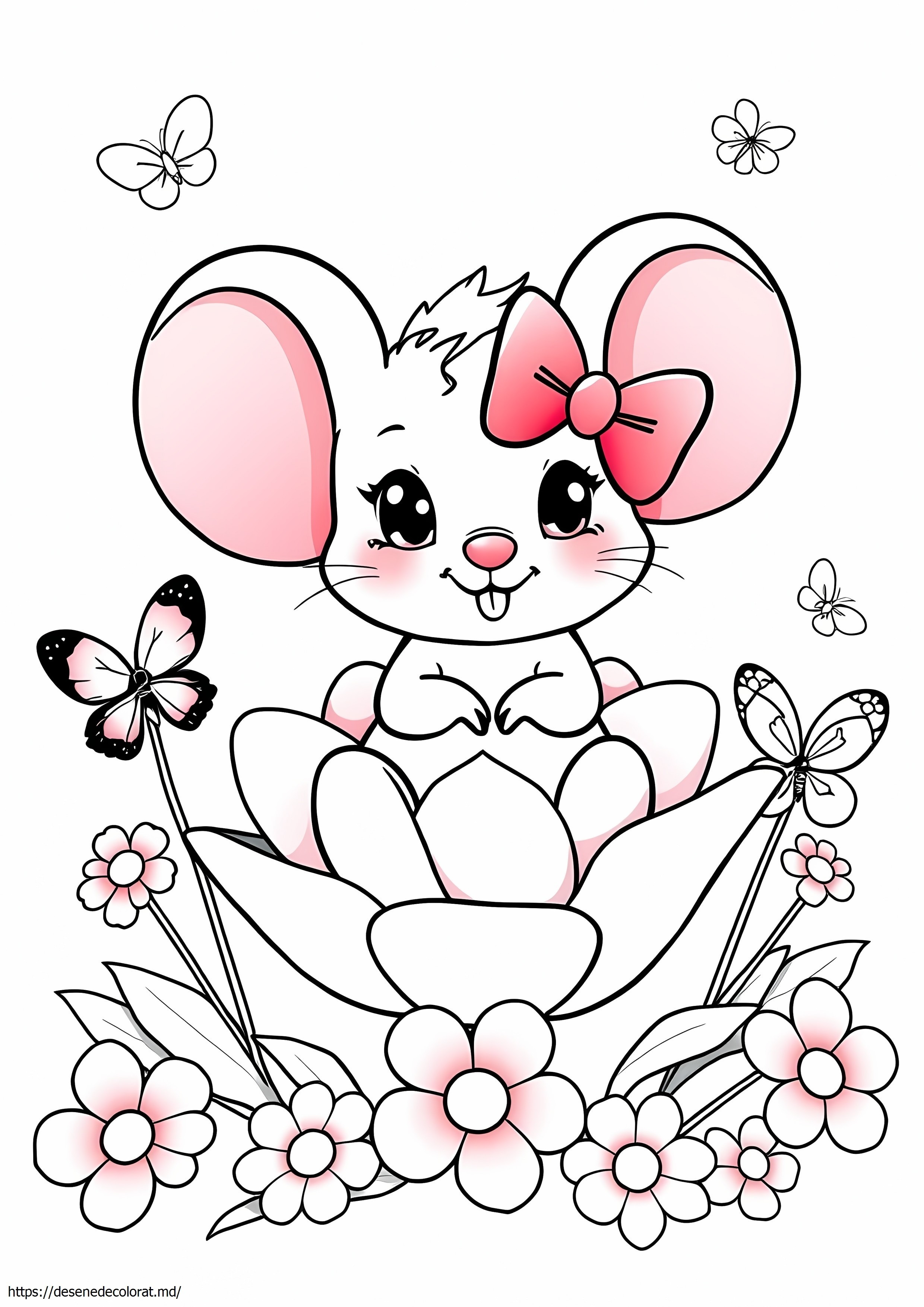 Mouse drăguț kawaii