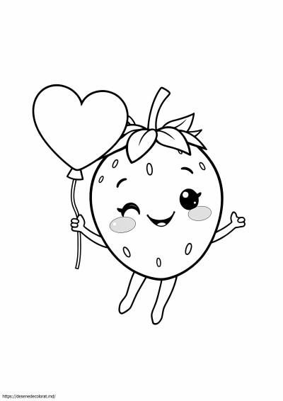 Căpșuni drăguțe kawaii