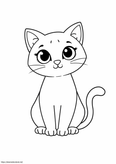 Kawaii ușor drăguț pisică