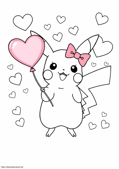 Kawaii pikachu drăguț pokemon
