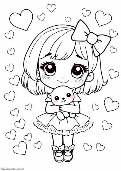 Fată drăguță kawaii gacha life