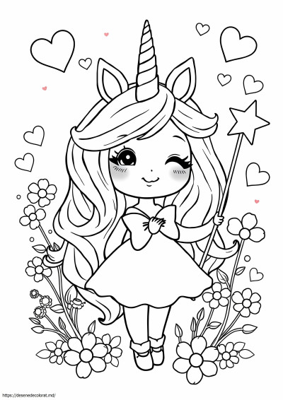 Fata unicorn kawaii