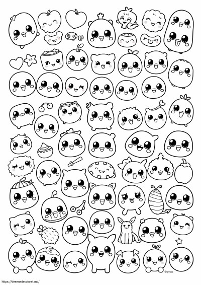 Autocolante kawaii