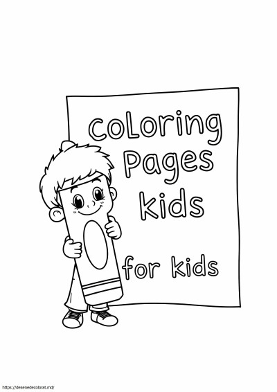 Pagini de colorat pentru copii