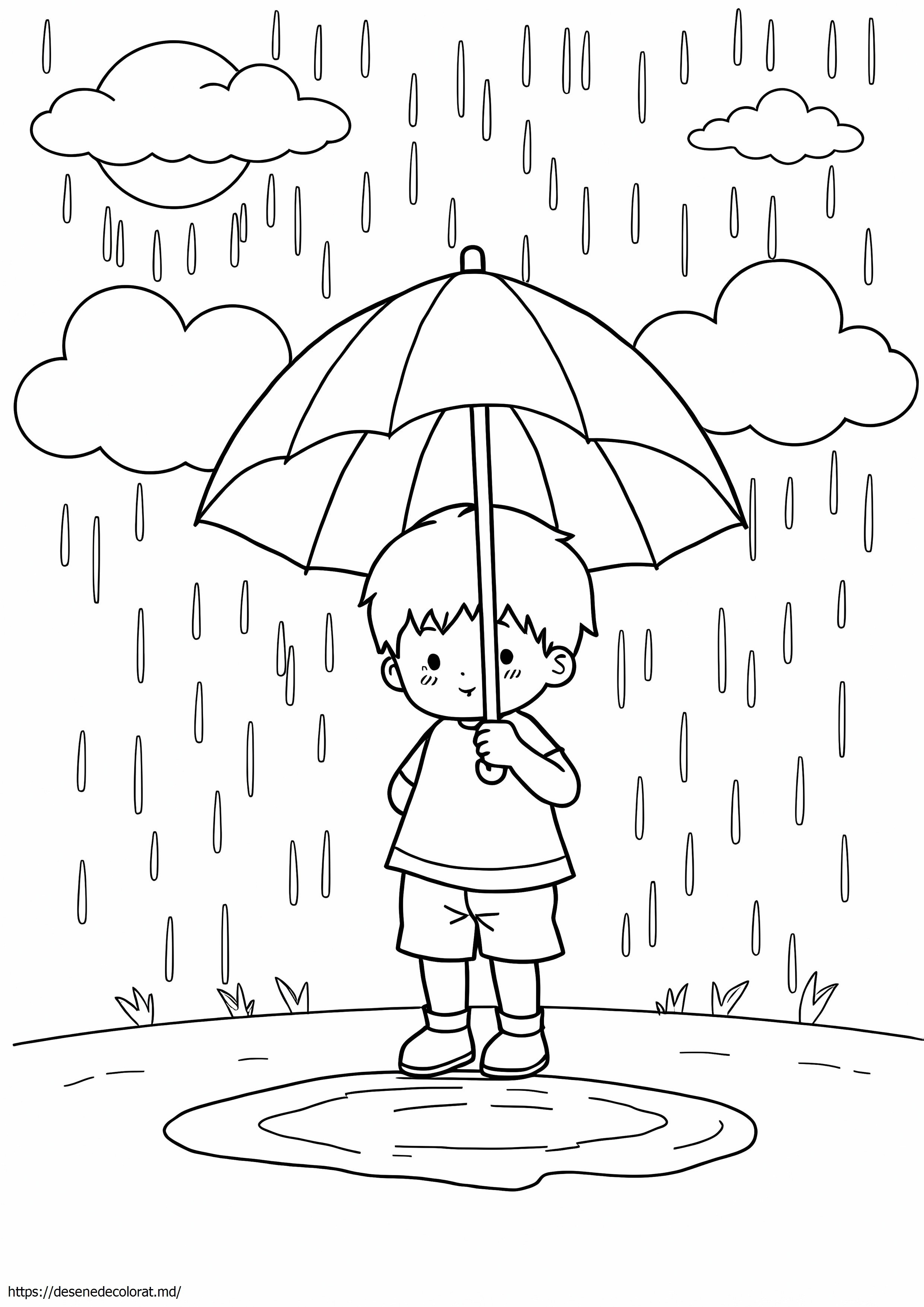 Umbrelă simplă pentru copii
