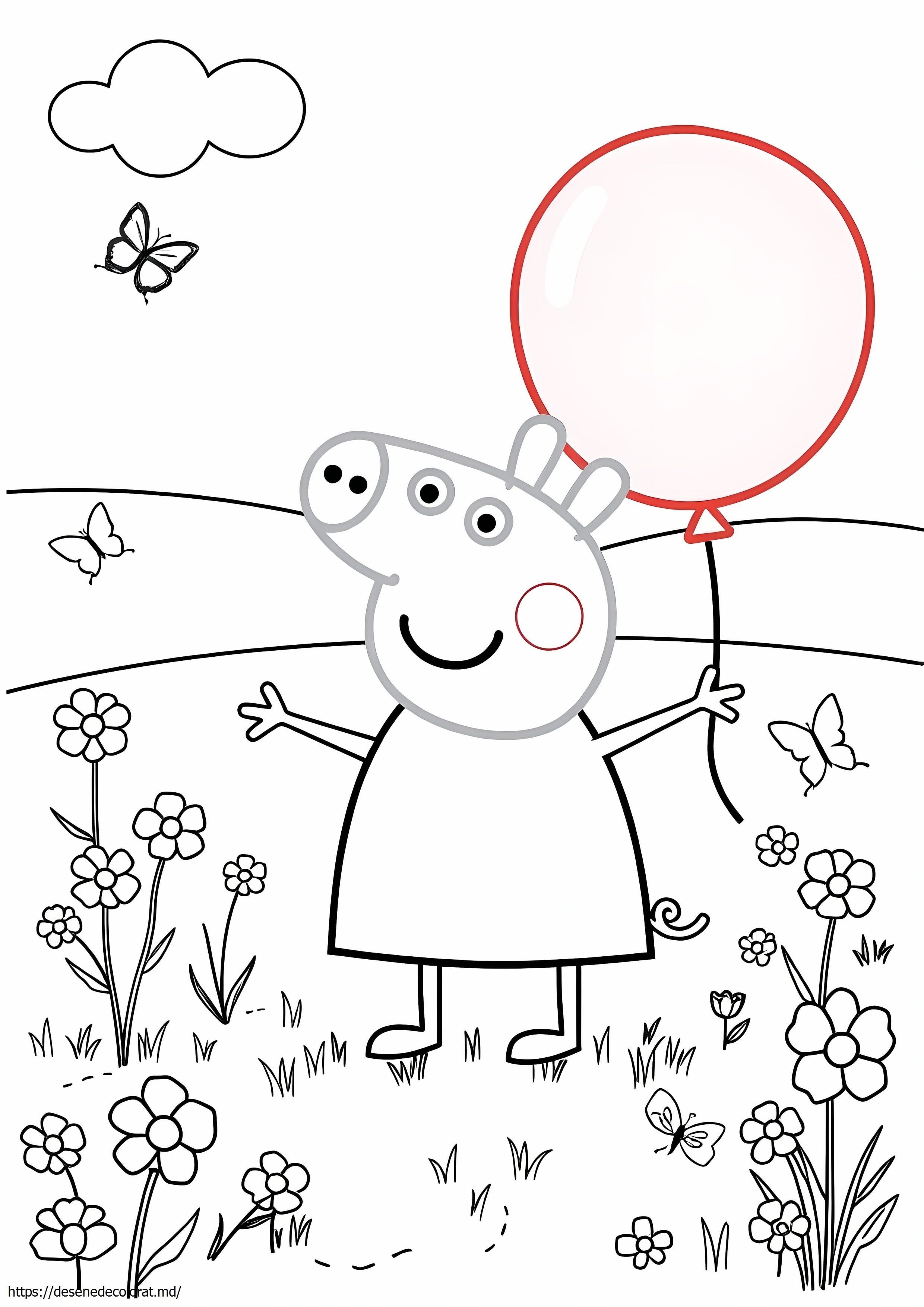 Desen peppa pig pentru