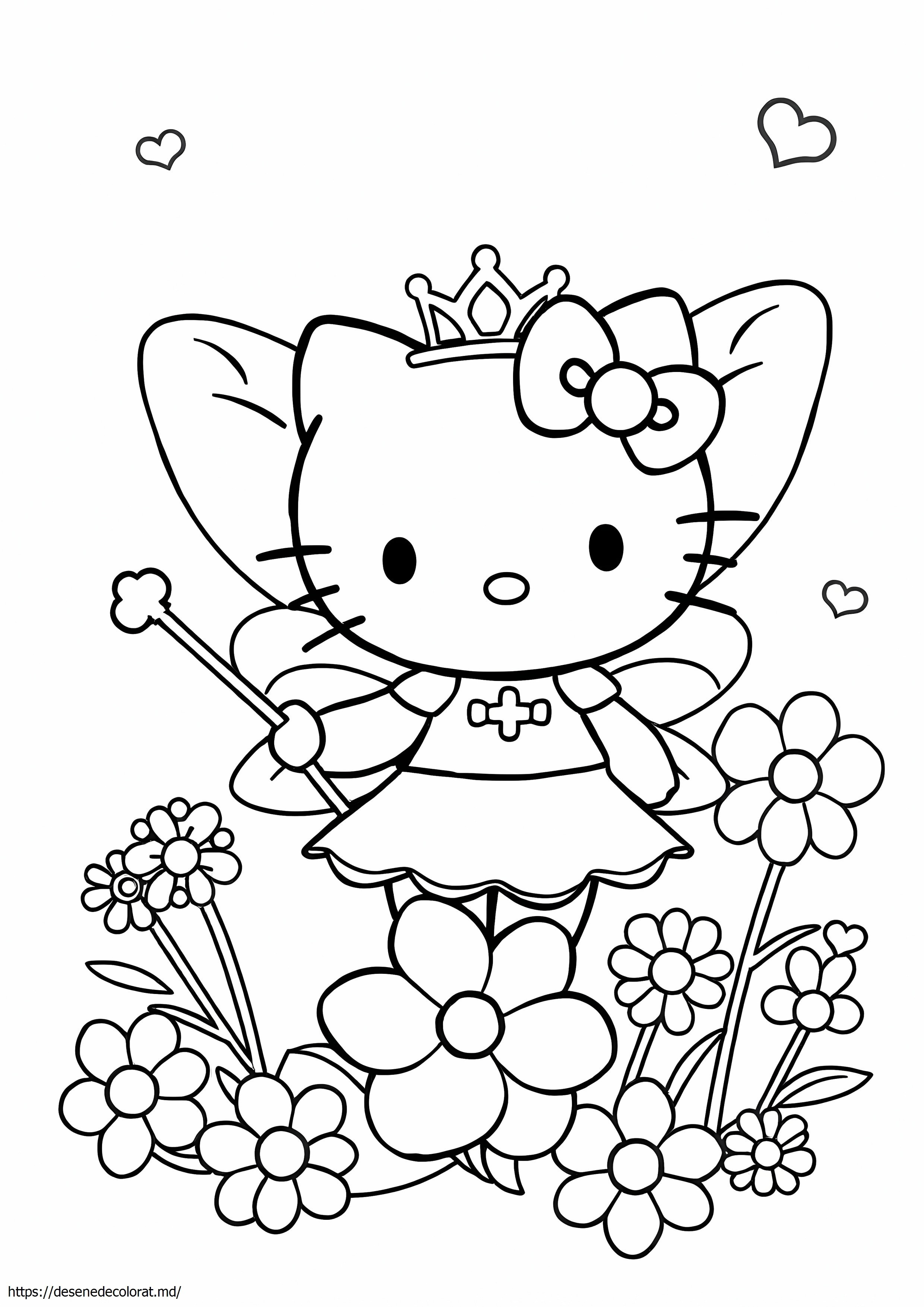 Prințesă zână hello kitty