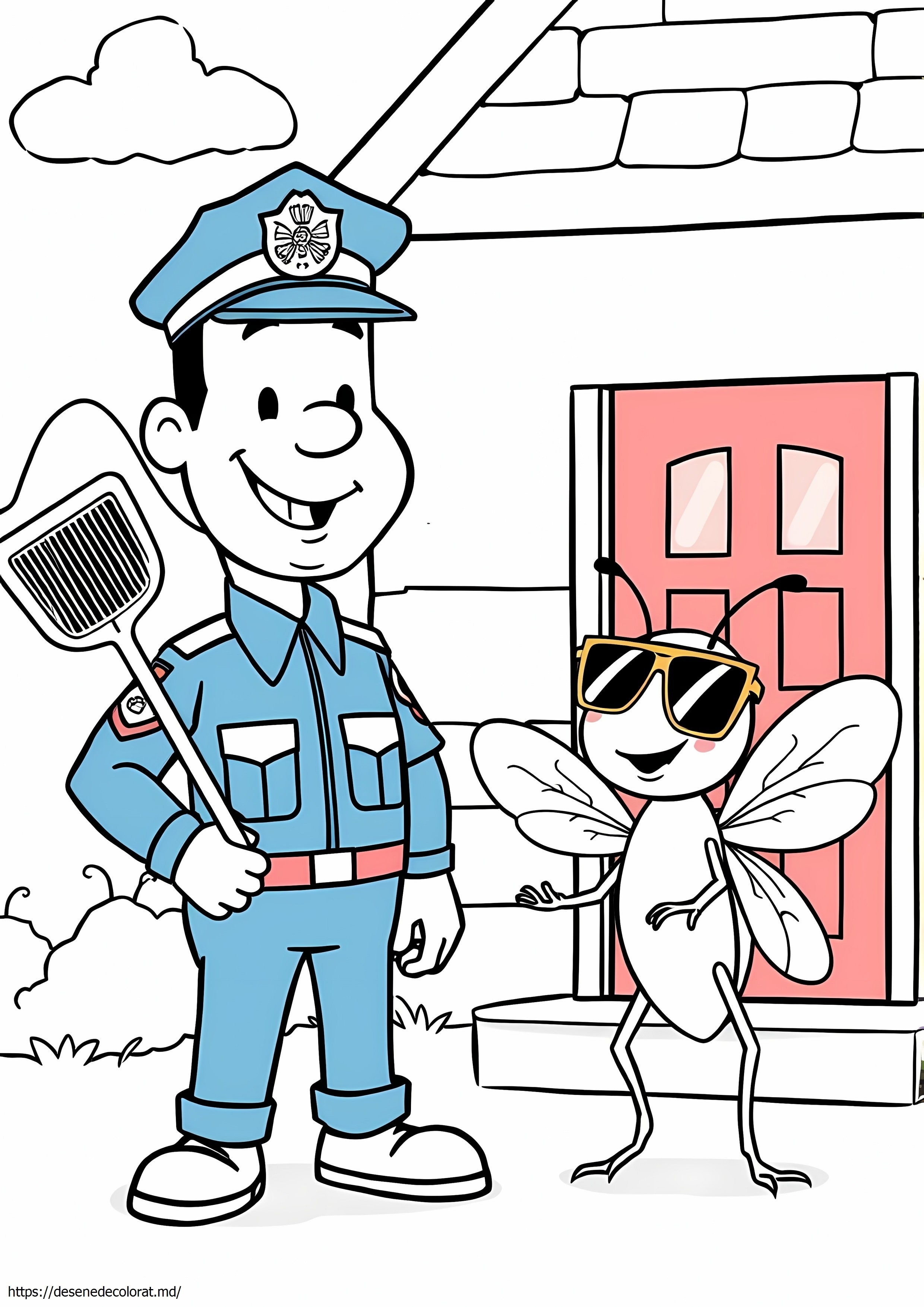 Polițiști înfățișați