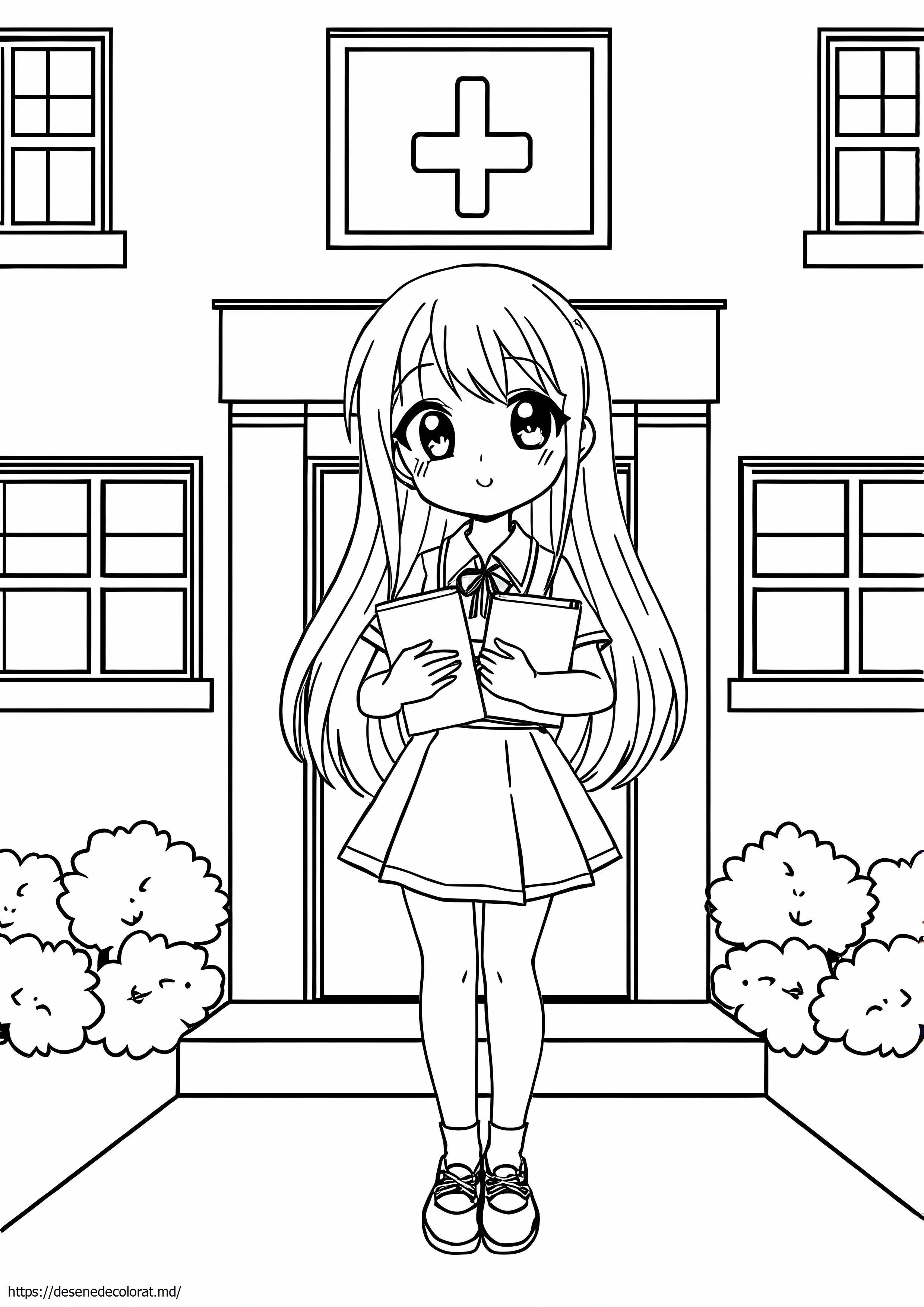 Fata de la scoala anime
