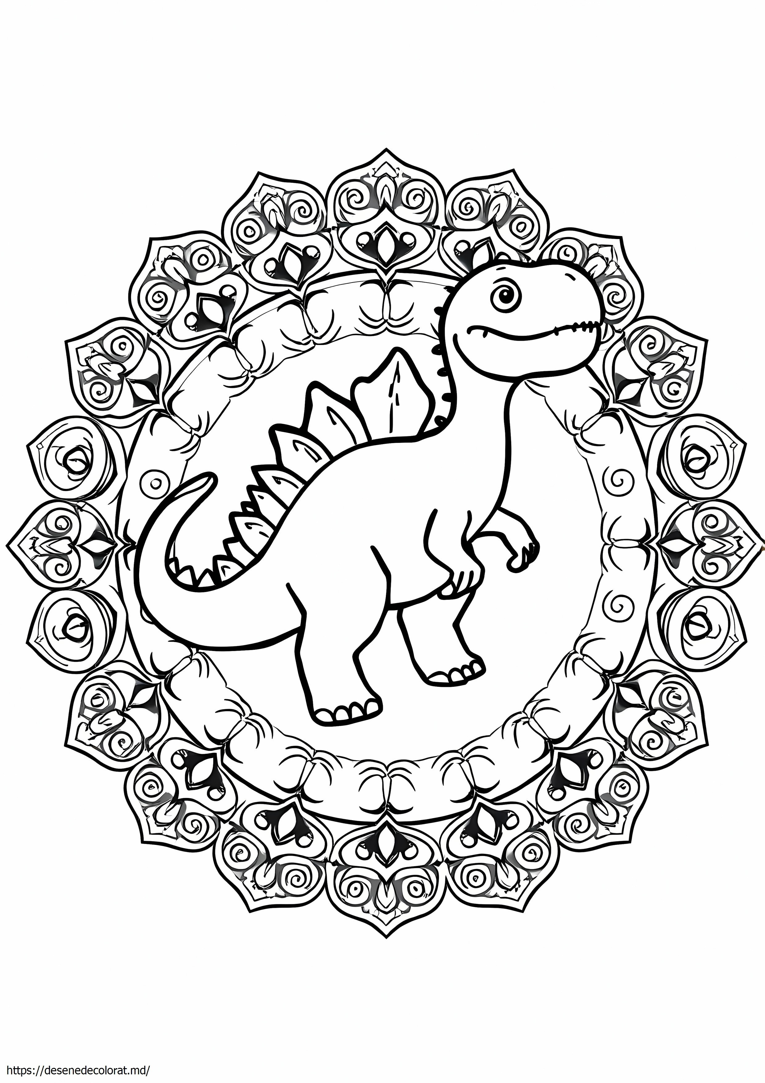 Mandala dinozaurului