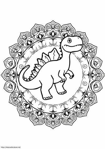 Mandala dinozaurului