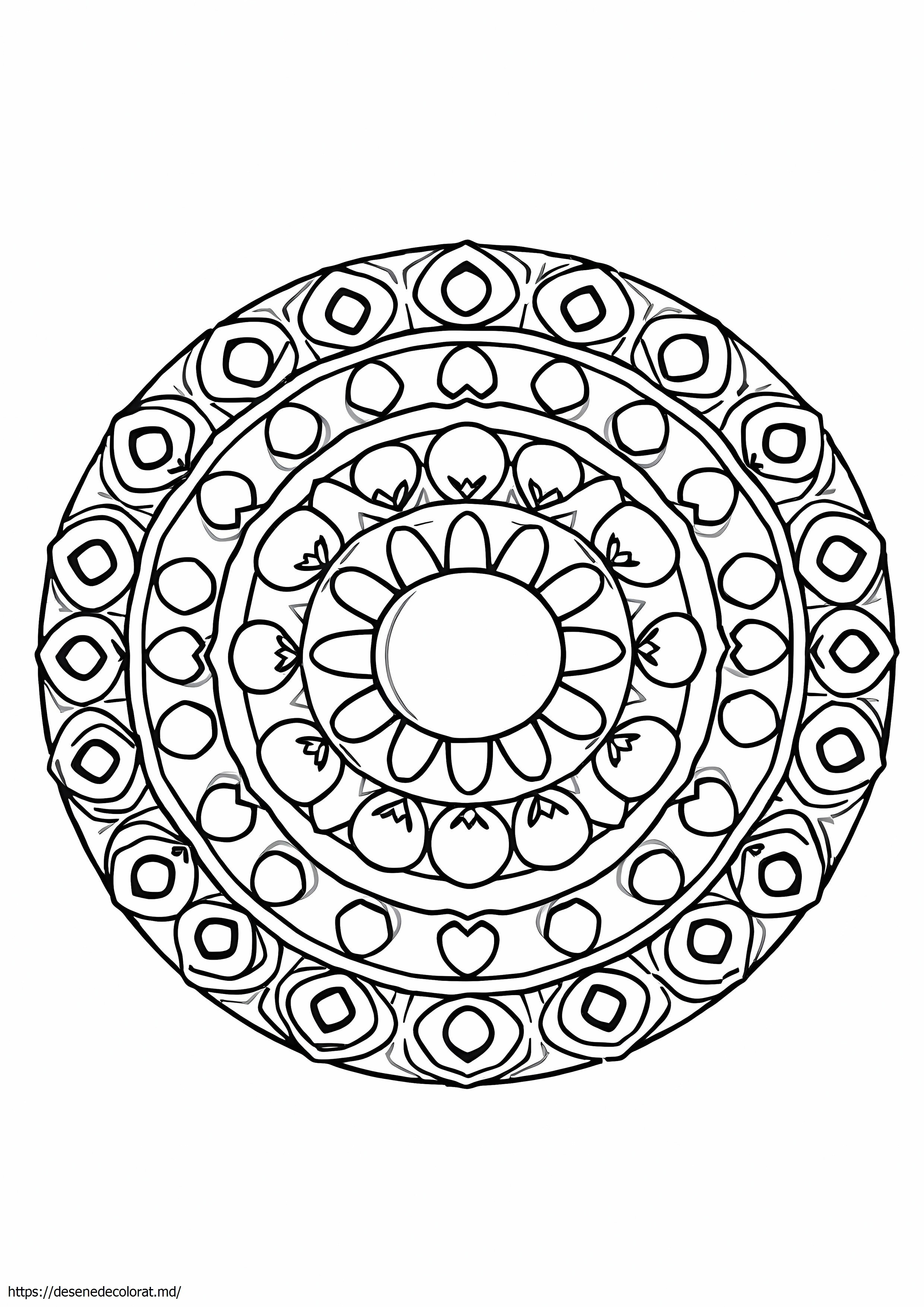 Mandala usoara pentru incepatori
