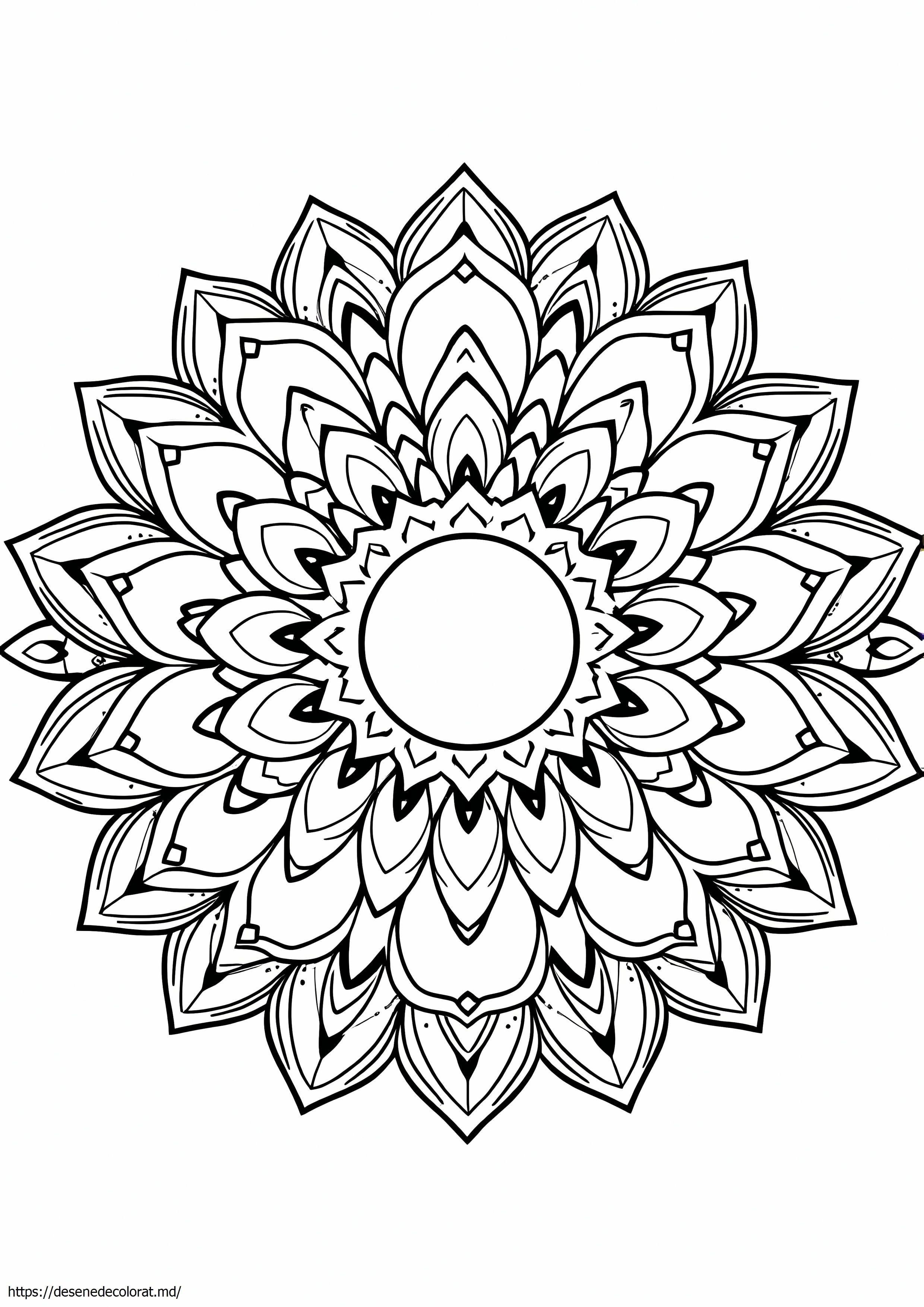 Mandala flori de lotus