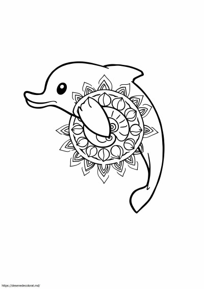 Delfin mandala