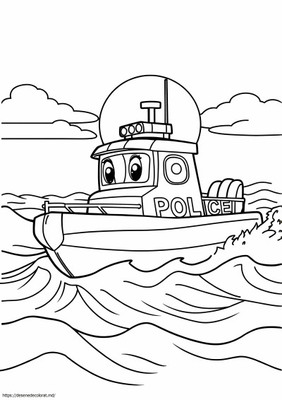 Barcă de poliție