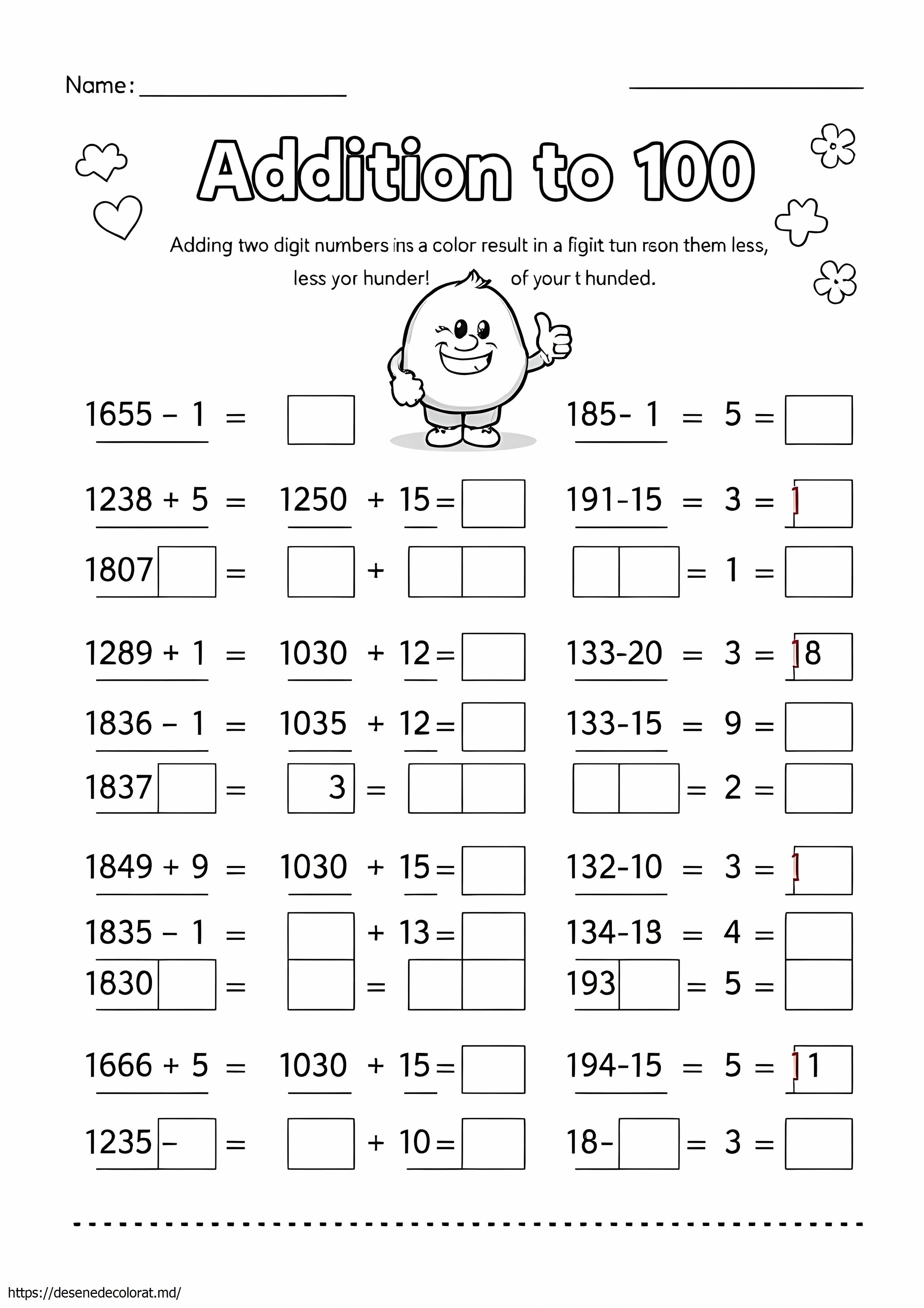 In plus la 100